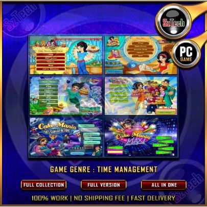 Cake Mania 1-7 [PC GAME] 🔥 [ DIGITAL DOWNLOAD] 🔥Classic Games🔥Time Management🔥Nostalgia Game🔥