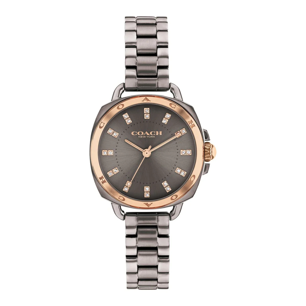 Coach Greyson 14504155 28mm Ladies Grey Dial Stainless Steel Strap 14504154 14504153 14504152