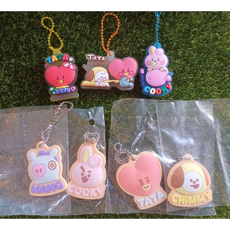 พวงมาสคอตยาง BT 21 พวงไข่ปลา BT 21 Baby Keychain