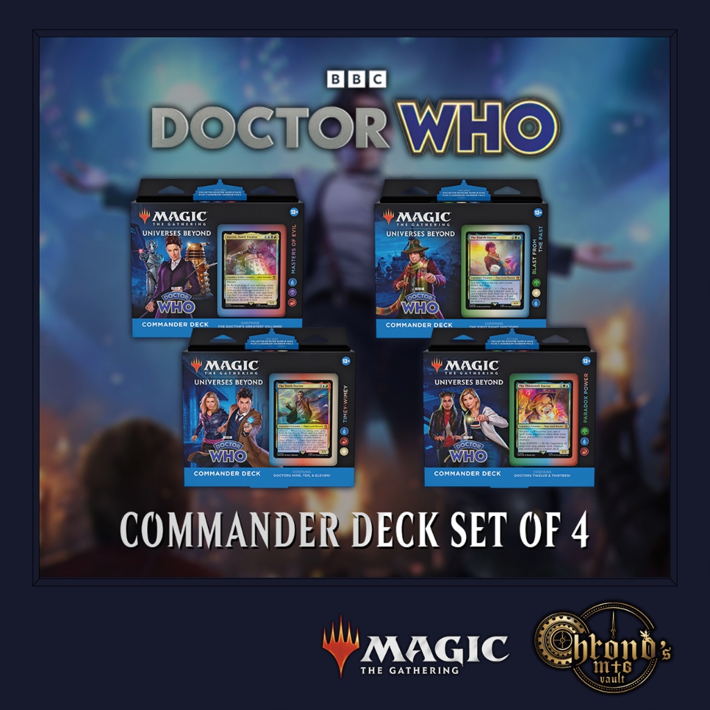 [MTG] Doctor Who Commander Deck Set of 4