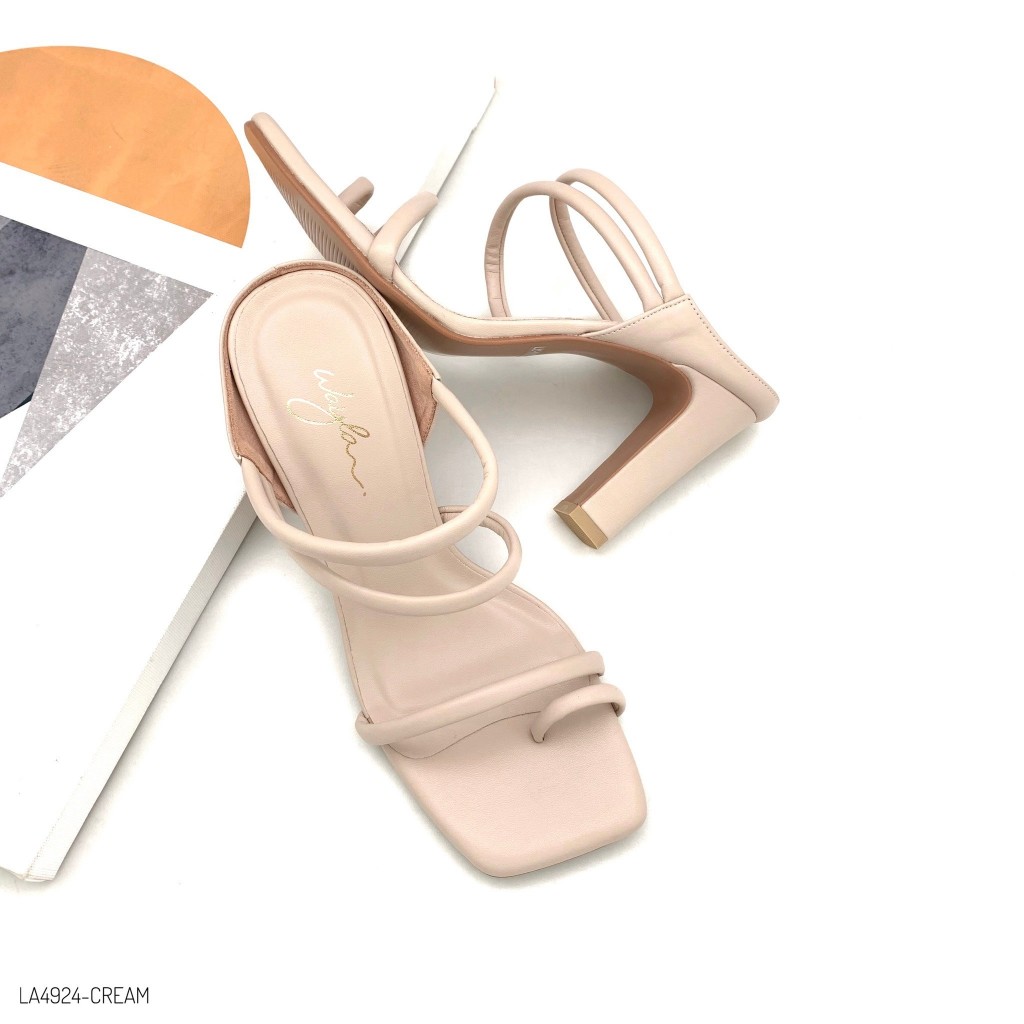 HaloBangkok รองเท้า High Heel หนังไมโครไฟเบอร์ รุ่น LA4924