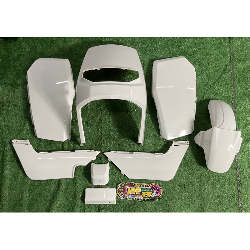 ชุดสีเบิกใหม่สีขาว(แบบแยกชิ้นส่วน))รถไฟฟ้าZ2-E2-Aj-C-Lionพร้อมส่งในไทย🔋🔋