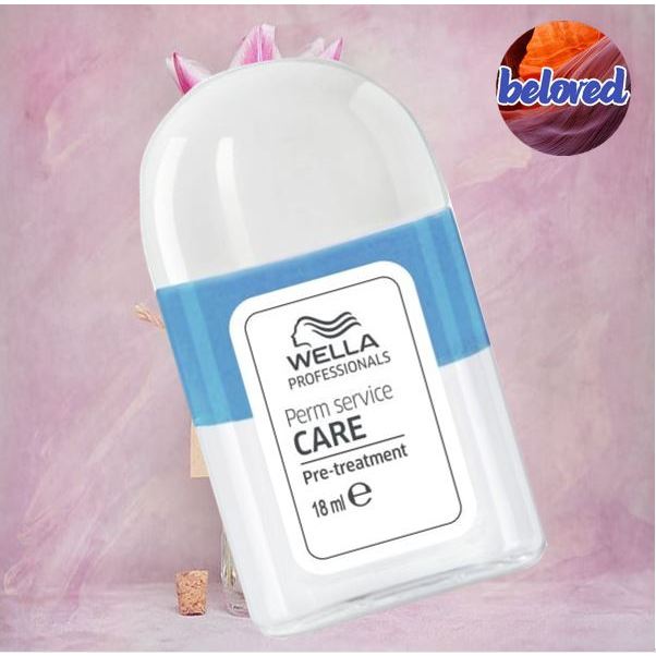 Wella Perm Service Care Pre Treatment 18 ml ทรีมเม้นท์ใส่เตรียมผมก่อนการดัด