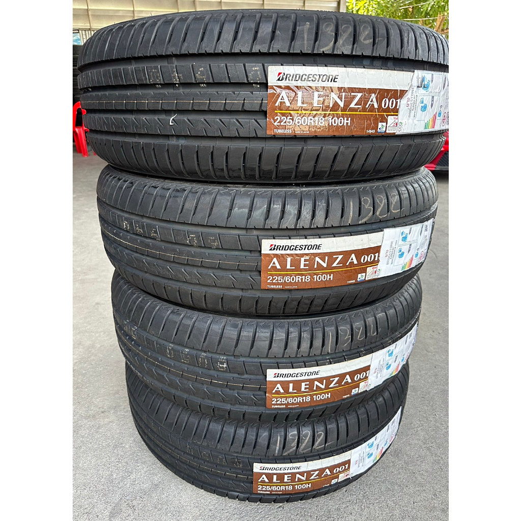🔴 ยาง "#บริดจสโตน" Bridgestone - 225/60R18 รุ่น Alenza 001 ปี 22