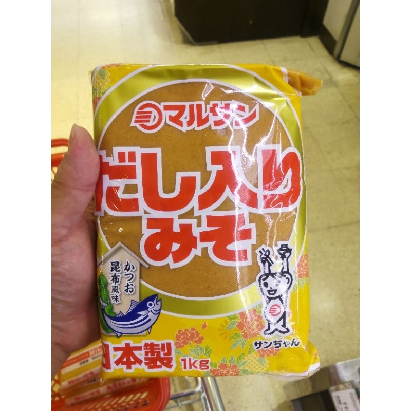 ecook​ ญี่ปุ่น​​ เต้าเจี้ยว​ สำหรับทำ​มิโซะซุป​ dk​ fuji​ marusan soy​ bean​ paste​ sanchan Dashi​ i