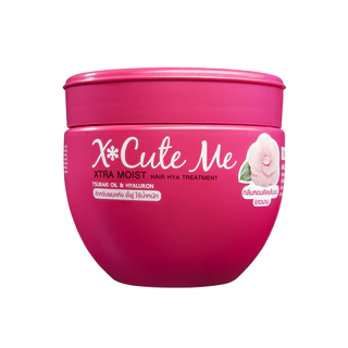 เอ็กซ์คิวท์ มี แฮร์ ทรีทเม้นท์ X Cute me xtra Damage Hair pearl Treatment มี 2 ขนาด 250 และ 480 ml.
