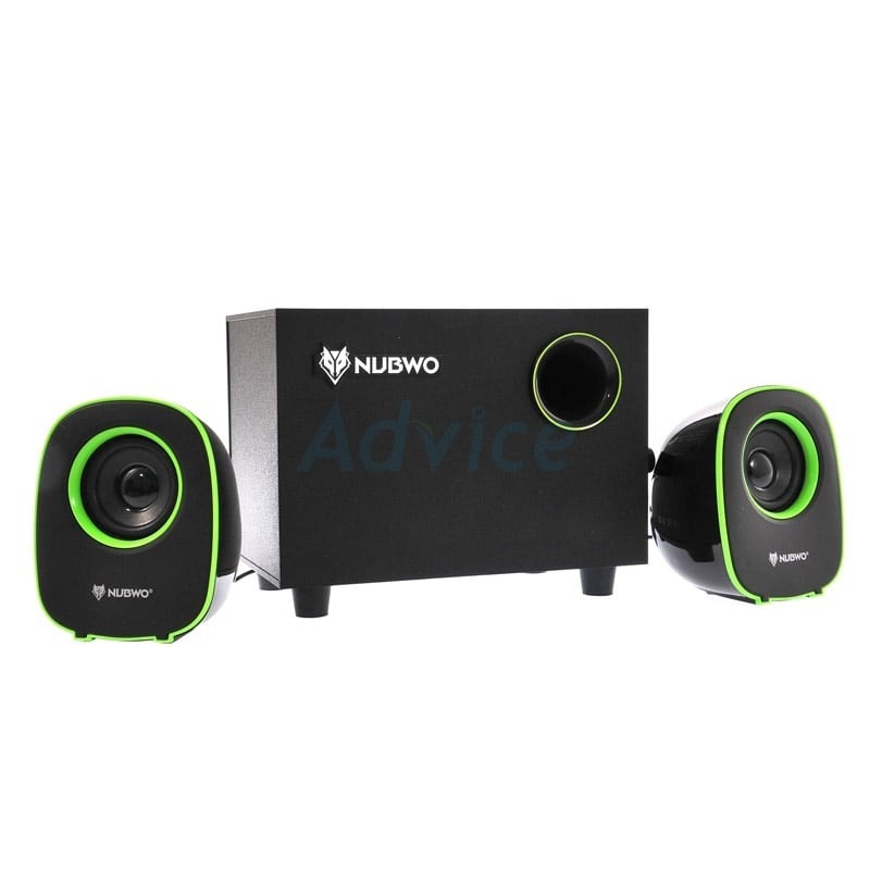 (2.1) ลำโพง NUBWO MEAN MACHINE (NS030) Green - A0085987 - A0085987