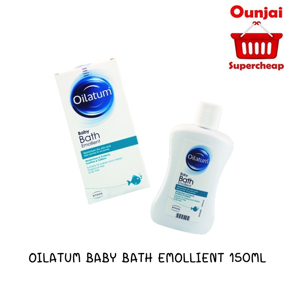 Oilatum Baby Bath Emollient 150ML ออยลาตุ้ม ผลิตภัณฑ์อาบน้ำ