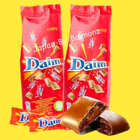 🔥 พร้อมส่งจากไทย 🔥 Daim Chocolate ช็อกโกแลตสอดไส้คาราเมล เข้มข้น