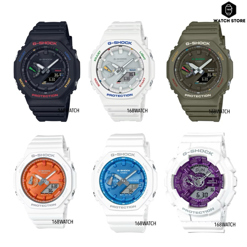 G-SHOCK GA-B2100FC-7A GA-B2100FC-3A GA-B2100FC-1A GA-110WS-7A GA-2100WS-7A GMA-S2100WS-7A ของแท้ประก