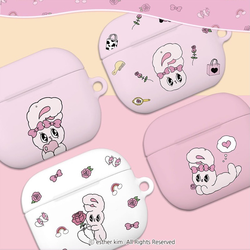 Esther Bunny-เคสแอร์พอร์ด ❤️พร้อมส่ง เอสเธอร์ บันนี่ (Printing AirPods Case)