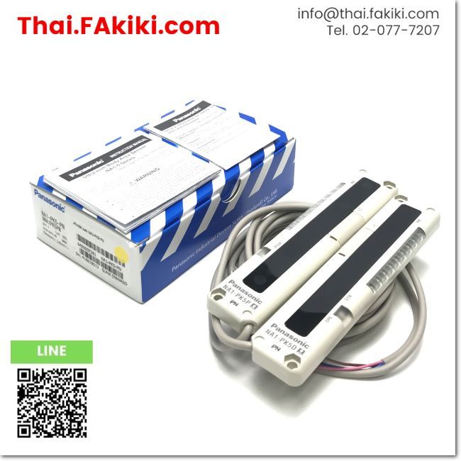 พร้อมส่ง, (A)Unused, NA1-PK5-PN Ultra-Slim Body Area Sensor, เซนเซอร์แบบม่านแสง สเปค PNP, PANASONIC 