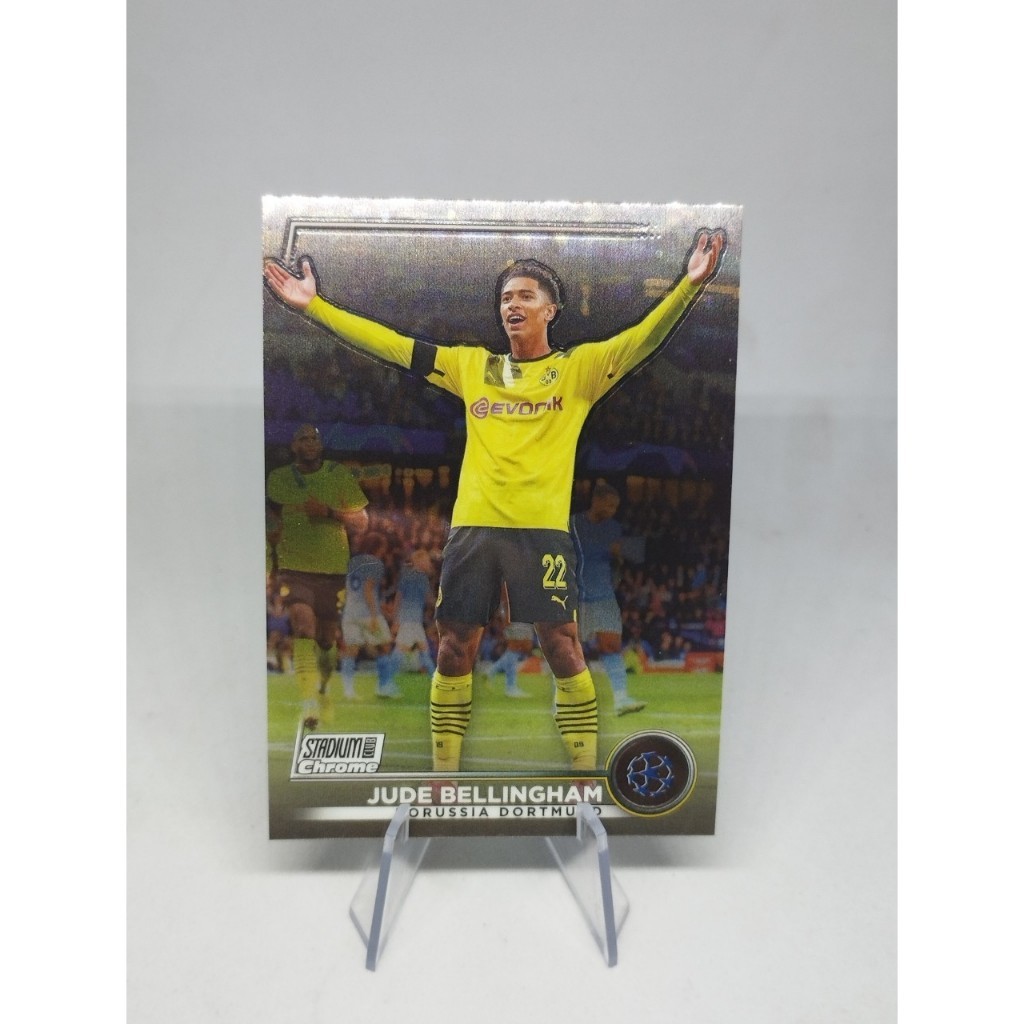 Topps Stadium Club Chrome UEFA Champions League Soccer Cards 2022-23 ราคา ถูกที่สุด ดีลบีเคเค แกลเลอรีภาพที่ 2