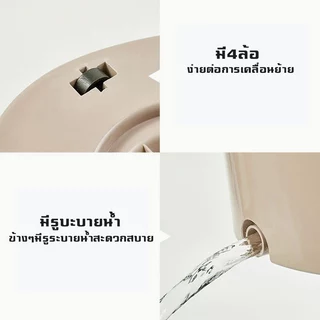 ถังปั่นรุ่น2ระบบพร้อมไม้ถูพื้น ถังปั่นไม้ม็อบพร้อมผ้าม็อบไมโครไฟเบอร์