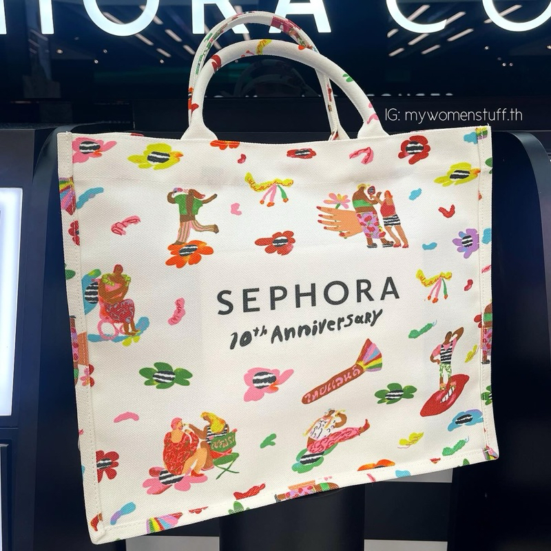 SEPHORA Book Tote Limited Edition 10 Anniversary กระเป๋าถือ