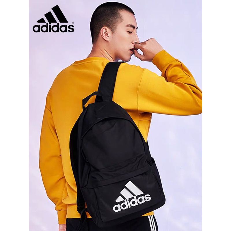 กระเป๋าเป้ADIDAS เป้สะพายหลัง เดินทาง นักเรียนชายและหญิงทนต่อการสึกหรอความจุขนาดใหญ่