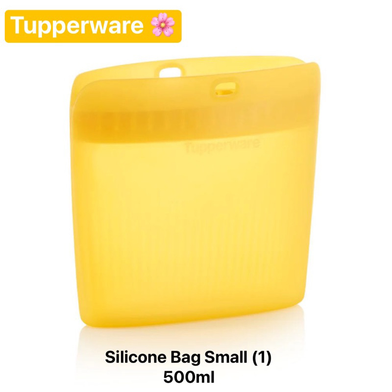 Tupperware รุ่น Silicone Bag Small (1) 500ml ซิลิโคนเอนกประสงค์ เวฟได้ แช่แข็งได้
