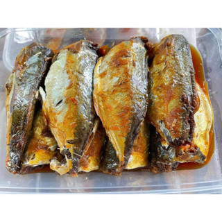 🐟ปลาทูซาเตี๊ยะหรือปลาทูต้มหวาน🐟ปลาทูแม่กลองแท้100%1กล่อง8ตัว…