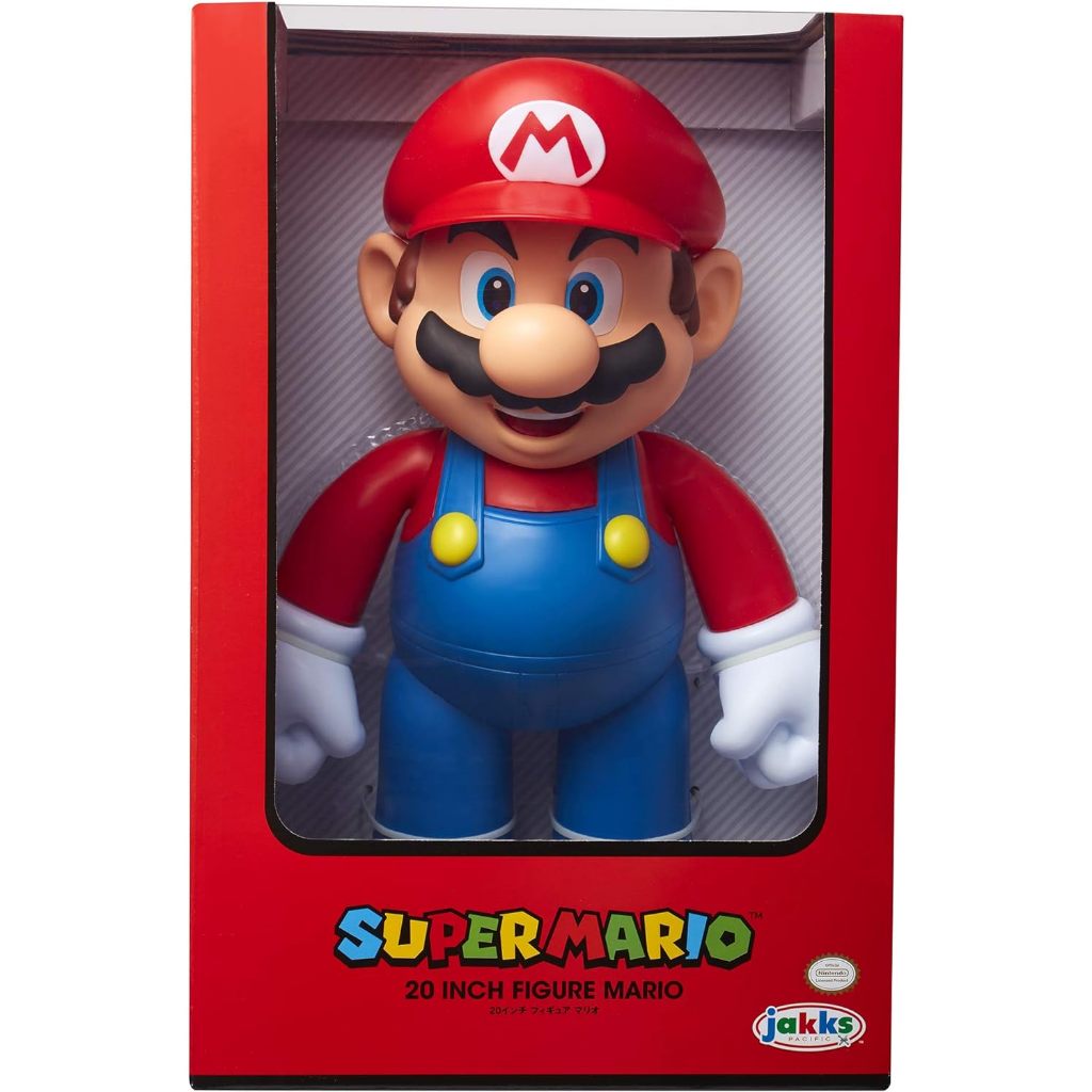 Super Mario Figure สูง 20นิ้ว Nintendo (Jakks Pacific) มาริโอ ของแท้จากญี่ปุ่น พร้อมส่ง