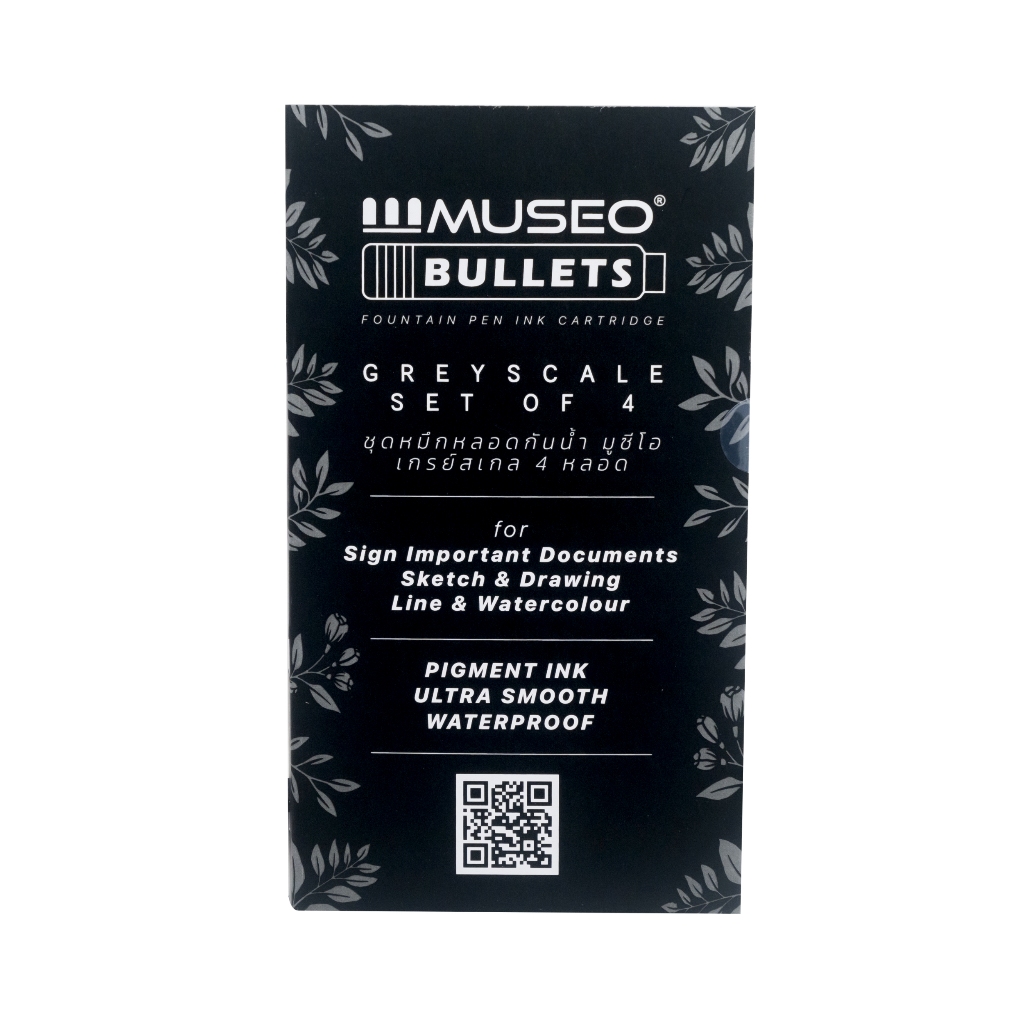 หมึกหลอดกันน้ำ MUSEO  BULLETS