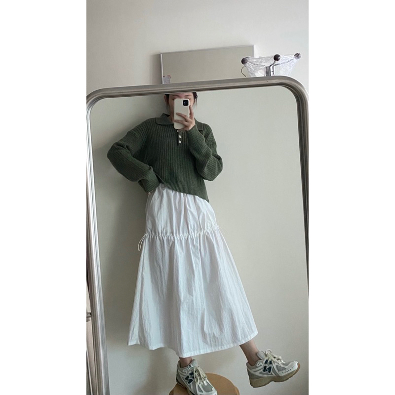 FADTHINGS - MERINGUE nylon skirt