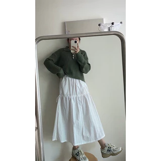 FADTHINGS - MERINGUE nylon skirt