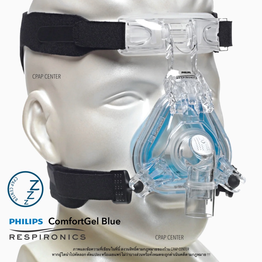 Philips ComfortGel Blue CPAP Nasal Mask ชุดหน้ากาก CPAP Philips ComfortGel Blue