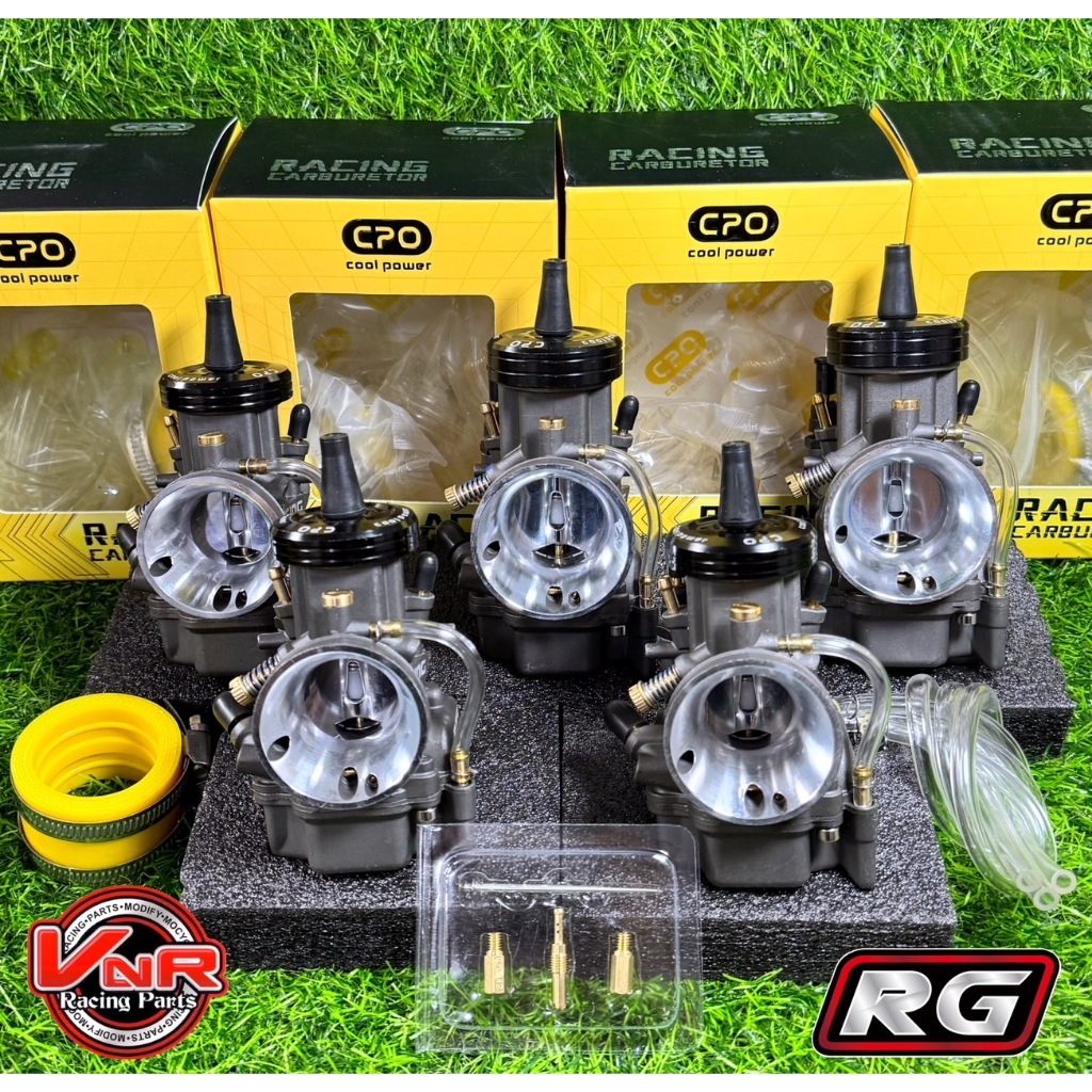 คาร์บูเรเตอร์ CPO PWK 28 30 32 34 BLACK #คาร์บูเคเหลี่ยม ตัวดำ CPO PWK 28 30 32 34 mm.