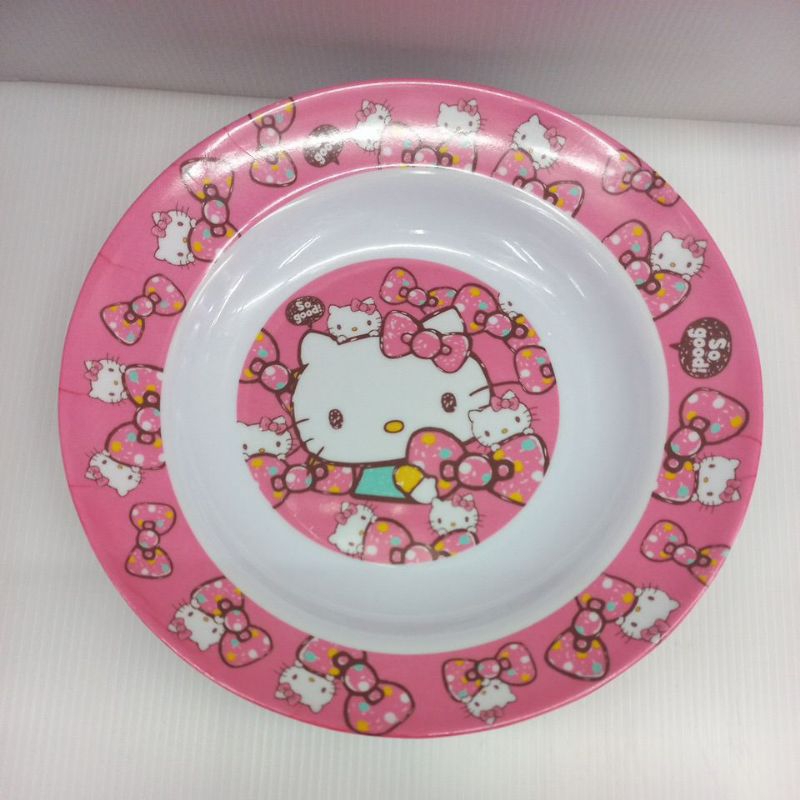 จานเมลามีน kitty 9 นิ้ว