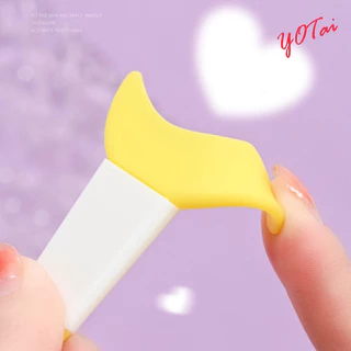 YOTAI แผ่นกั้นอายไลเนอร์ แผ่นกั้นขนตา แผ่นมาสคาร่าคิ้ว ซิลิโคน แต่งตาเครื่องมือเสริม มาสคาร่า แอพพลิเคเตอร์ ใช้ซ้ําได้