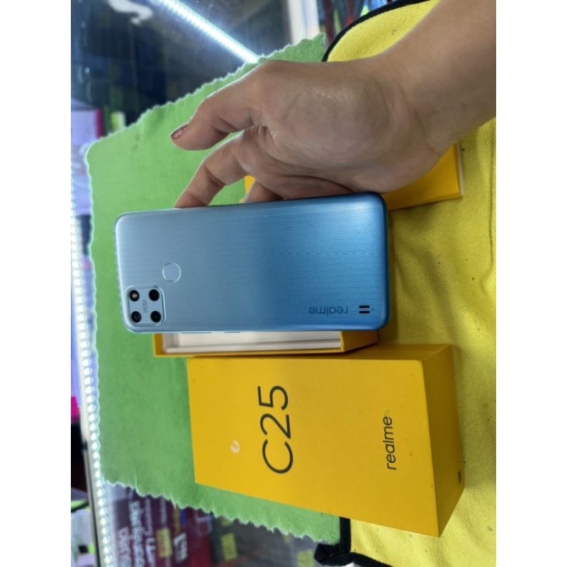 realme C25แรม4รอม64มือ2สภาพสวยยกกล่อง