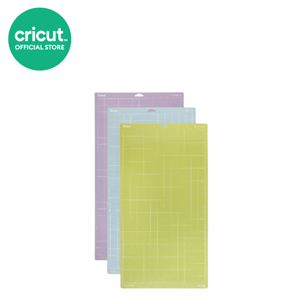 Cricut Machine Mat Variety Pack แผ่นรองตัดชนิดมีกาวในตัว ขนาด 12x24 นิ้ว