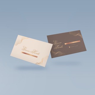 รับผลิตนามบัตร พิมพ์ Premium spot foil  8 สี  ชุด 100ใบ ขั้น…