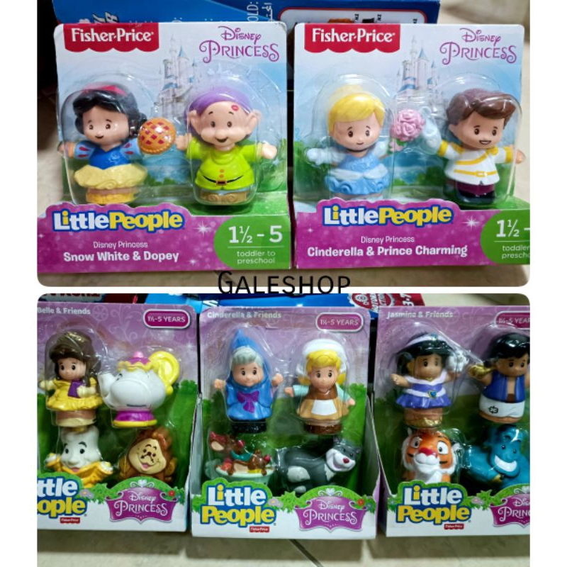 Disney Princess - Fisher Price Little People เลือกแบบด้านในคะ