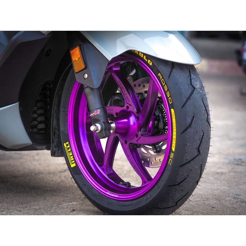 ยางนอก pirelli diablo rosso scooter รหัสSC สายฟ้าป้ายเหลือง สำหรับ Forza/ Xmax ยางปี 2023