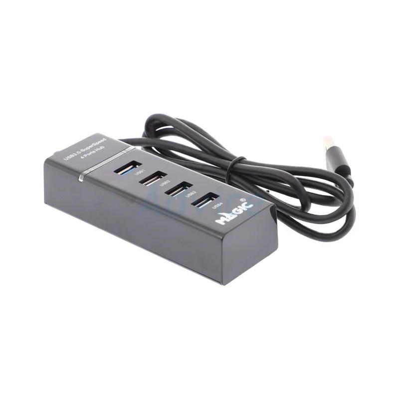 4 Port USB HUB v2.0 MAGIC TECH MT291 (Black) - A0154203