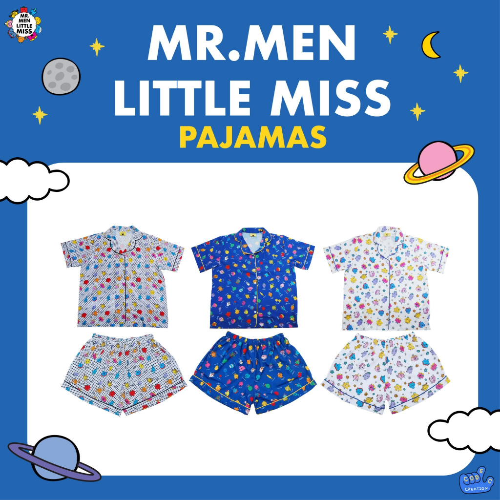 ชุดนอน Pajamas (Mr.men and Little miss)