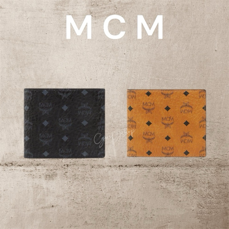 [ทักแชทก่อนสั่ง] MCM แท้💯Bifold Wallet w/ Coin Pocket in Visetos Original กระเป๋าสตางค์ผู้ชาย แบบมีช่องใส่เหรียญ