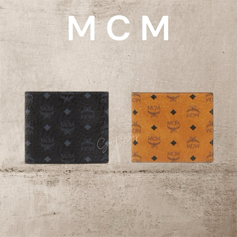 [ทักแชทก่อนสั่ง] MCM แท้💯Bifold Wallet w/ Coin Pocket in Visetos Original กระเป๋าสตางค์ผู้ชาย แบบมีช