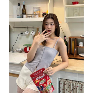 MELT.INMOMENTS SNAPPY Top เสื้อสายเดี่ยวกระดุมสแนป (ซื้อผ่าน Shopee Video ลด 30%)