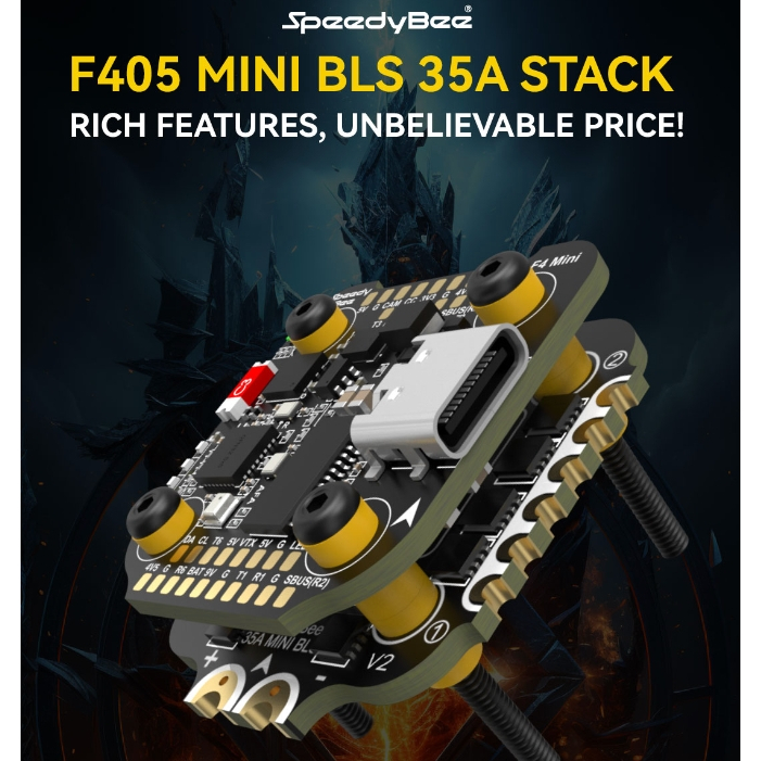 [STACK 20x20] SpeedyBee F405 Mini BLS 35A 20x20 Stack บอด และ สปีดคอนโทรล ขนาด 20x20mm รองรับ 2-6S