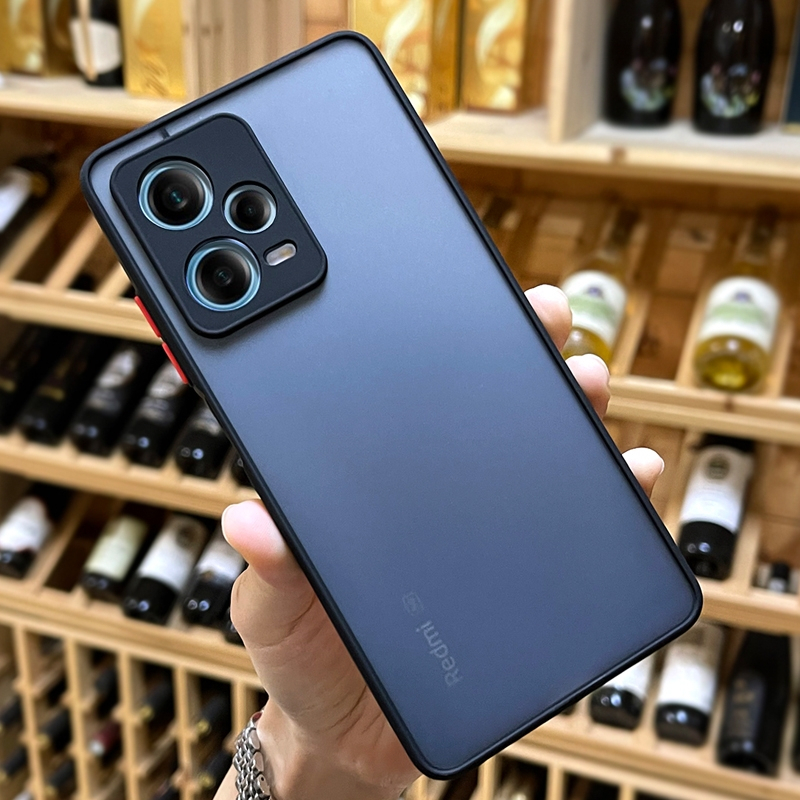 เคสขอบสีหลังด้าน สำหรับ Xiaomi Redmi Note12 Note12pro Note12pro+ Note12proplus Redmi 12 12C เคสกันกระแทก 025