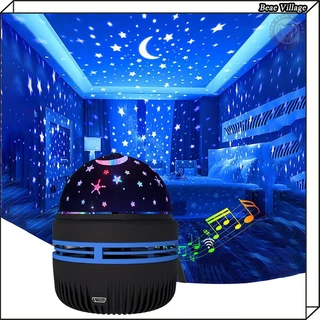 360° Star Sky Projecto โคมไฟLED แบบหมุนได้ โคมไฟกลางคืน โคมไฟโรแมนติก ไฟหัวเตียง ลายดวงดาว แต่งสำนักงานที่บ้าน ไฟกลางคืน