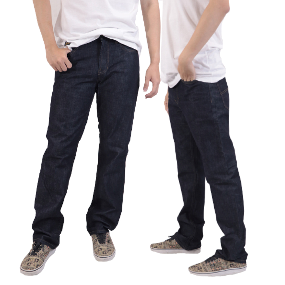 BOVY JEANS - กางเกงขายาวทรง STRAIGHT MIDNIGHT 9223