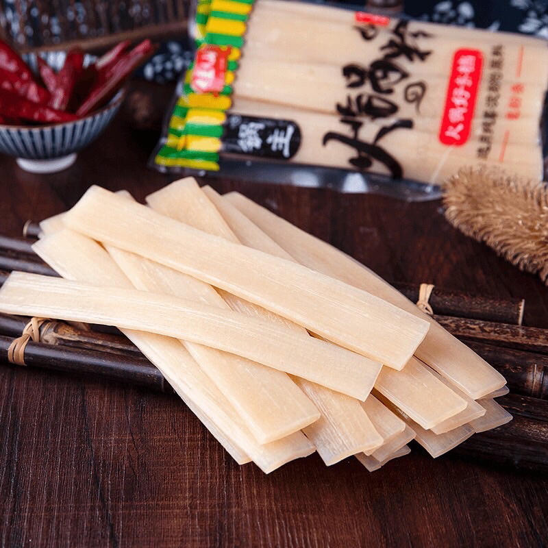 เส้นมันเทศสุกี้จีน เส้นหนึบมันม่วง หนานุ่มเคี้ยวหนึบอร่อย 100g