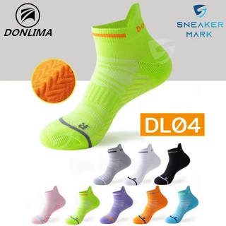 *ถุงซองแท้!! ถุงเท้าวิ่ง ถุงเท้ากีฬา Donlima รุ่น DL04 รุ่นใหม่ล่าสุด ปรับปรุงใหม่ สวมใส่สบาย ระบายอากาศได้ดี กระชับเท้า
