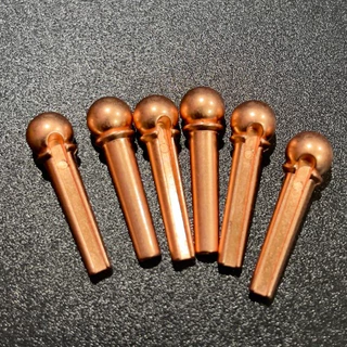 หมุดกีต้าร์ เหล็ก หมุดกีต้าร์โปร่ง guitar pin 6 ชิ้น