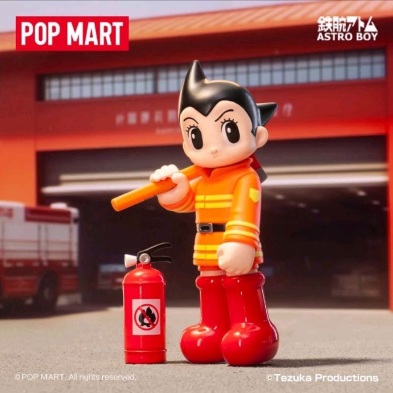 🚒 Pop mart astro boy diverse life: Fireman ใหม่เช็คการ์ด