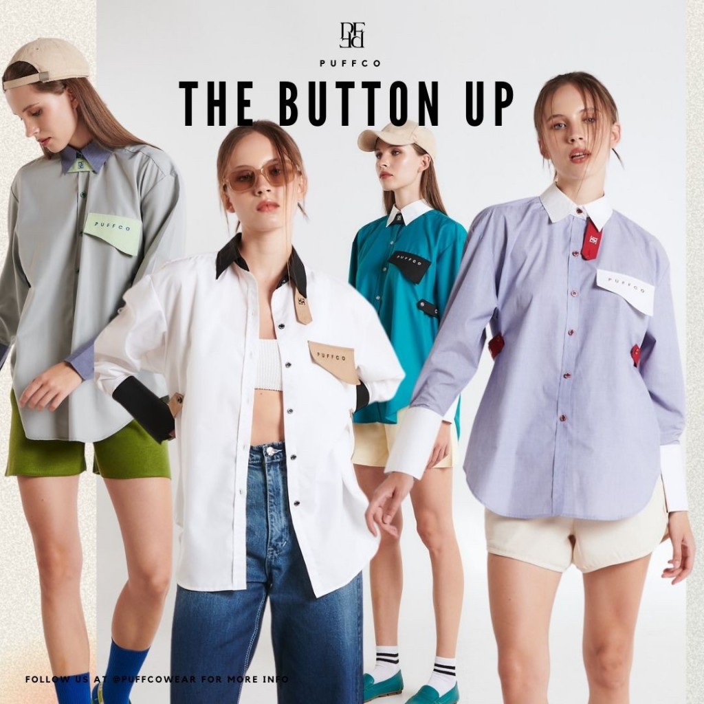 PUFFCOWEAR :THE BUTTON UP SHIRT