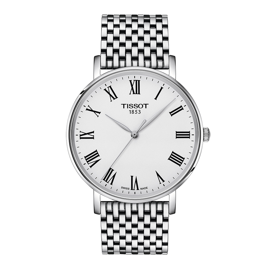 Tissot Everytime 40 mm ทิสโซต์ เอฟวรี่ไทม์ สีเงิน T1434101103300 นาฬิกาผู้ชาย นาฬิกาผู้หญิง